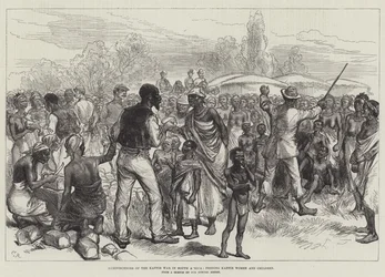 南アフリカでのカフィール戦争の回想、カフィールの女性と子供たちへの食事